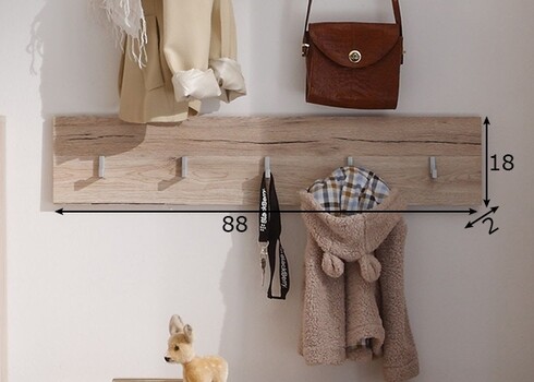 Seinariiul MALEA tamm, 88x2xH18 cm