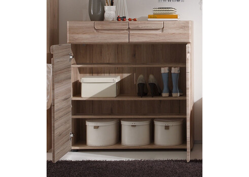 Jalatsikapp MALEA tamm, 90x31xH95 cm