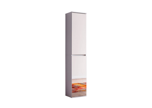 Esikukapp MIRROR valge, 37x34xH191 cm