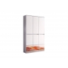 Esikukapp MIRROR valge, 111x34xH191 cm