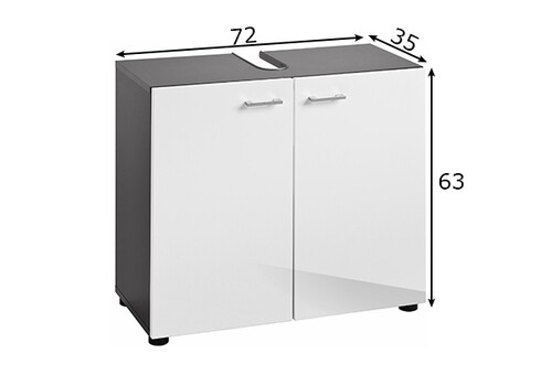 Valamukapp TETIS vage / hall, 72x35xH63 cm