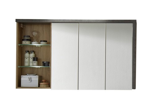 Vannitoakapp Bay tamm / hall, 123x18xH71 cm