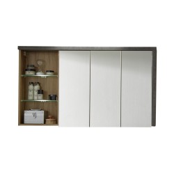 Vannitoakapp Bay tamm / hall, 123x18xH71 cm