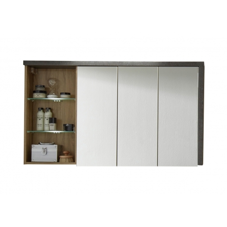 Vannitoakapp Bay tamm / hall, 123x18xH71 cm