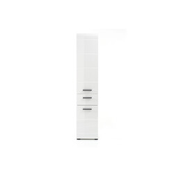 Vannitoakapp SKIN valge läige, 30x31xH182 cm