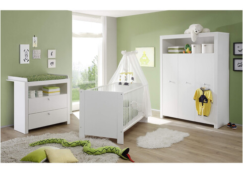 Riidekapp OLIVIA valge, 130x54xH186 cm