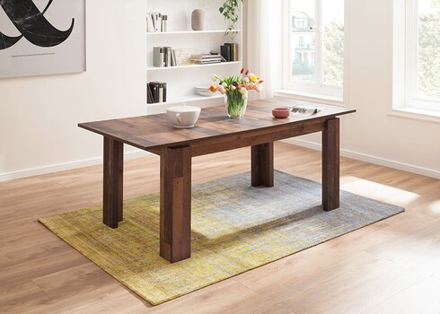 Pikendatav söögilaud TRENDTEAM kulunud puit, 160-200x90xH77 cm