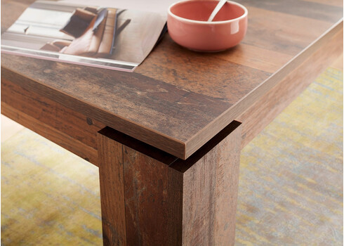 Pikendatav söögilaud TRENDTEAM kulunud puit, 160-200x90xH77 cm