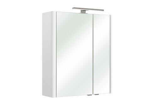 Peegelkapp PIOLO valge, 60x20xH70 cm, LED