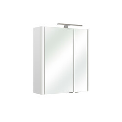 Peegelkapp PIOLO valge, 60x20xH70 cm, LED