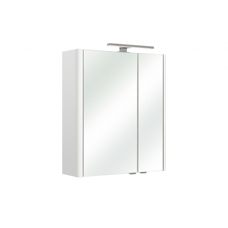 Peegelkapp PIOLO valge, 60x20xH70 cm, LED