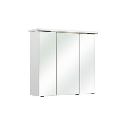 Peegelkapp PIOLO valge, 75x20xH72 cm, LED