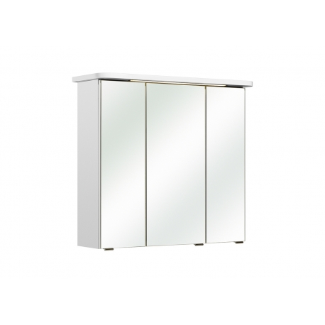 Peegelkapp PIOLO valge, 75x20xH72 cm, LED