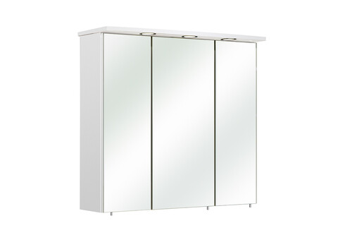 Peegelkapp CARINA valge läige, 75x20xH72 cm, LED