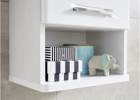 Seinakapp MONTE valge läige, 37x28xH76 cm