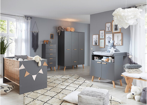 Riidekapp MATS hall, 130x60xH190 cm