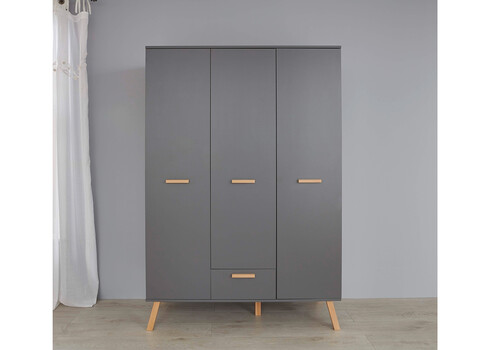 Riidekapp MATS hall, 130x60xH190 cm