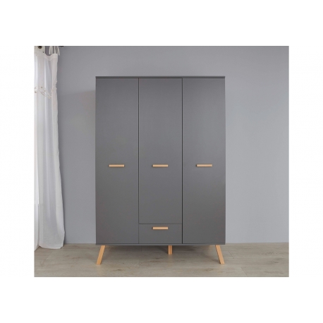 Riidekapp MATS hall, 130x60xH190 cm