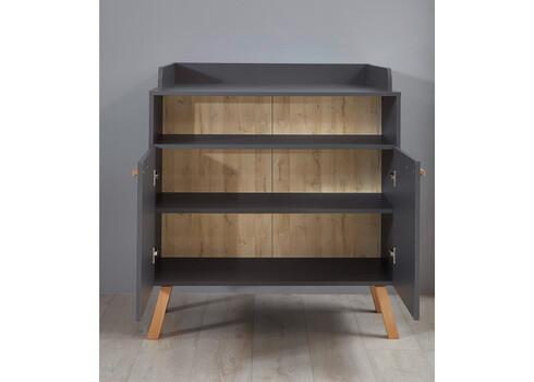 Kummut mähkimisalusega MATS hall, 96x78xH105 cm