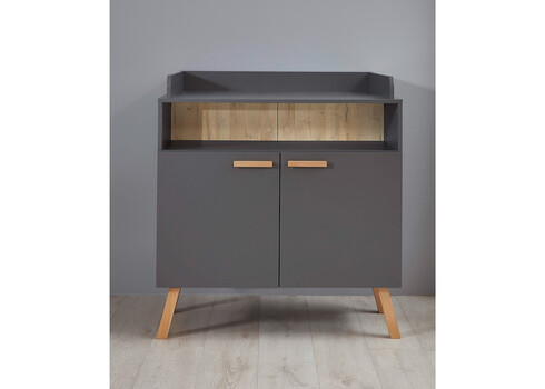 Kummut mähkimisalusega MATS hall, 96x78xH105 cm