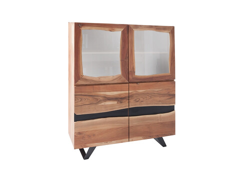 Vitriinkapp AMAZONAS akaatsia, 118x39xH140 cm