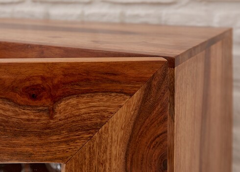 Vitriinkapp AMAZON sheesham, 118x38xH140 cm