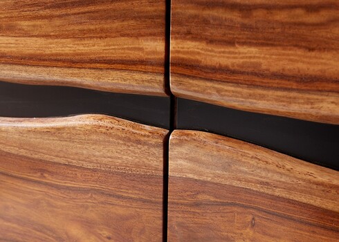 Vitriinkapp AMAZON sheesham, 118x38xH140 cm