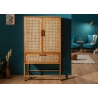 Kummut BAMBOO LOUNGE mango / beež, 80x45xH140 cm