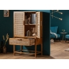 Kummut BAMBOO LOUNGE mango / beež, 80x45xH140 cm