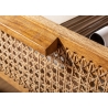 Kummut BAMBOO LOUNGE mango / beež, 80x45xH140 cm