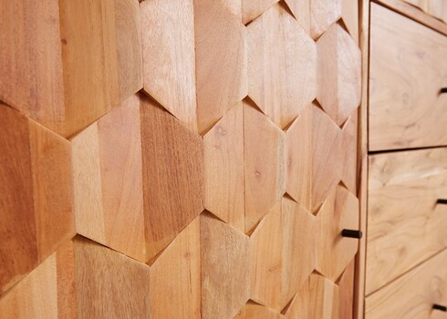 Kummut MYSTIC LIVING akaatsia, 118x40xH140 cm