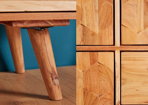 Kummut MYSTIC LIVING akaatsia, 118x40xH140 cm