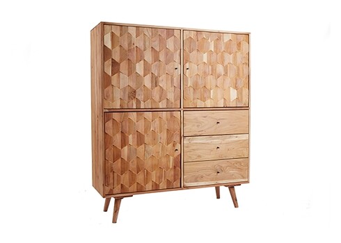 Kummut MYSTIC LIVING akaatsia, 118x40xH140 cm