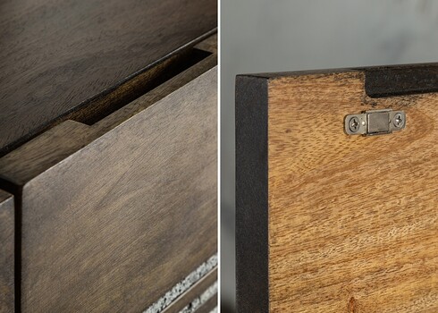 Kummut ONYX tumepruun, 100x45xH121 cm