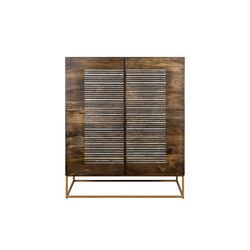 Kummut ONYX tumepruun, 100x45xH121 cm