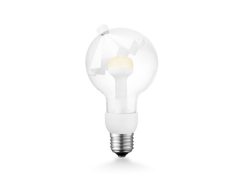 LED lamp MOVE ME umbrella valge, 3W, E27, 2700K