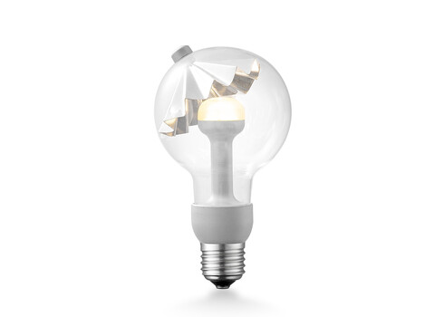 LED lamp MOVE ME umbrella hõbe, 3W, E27, 2700K