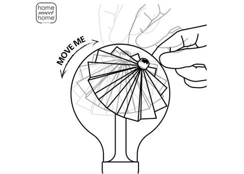 LED lamp MOVE ME umbrella hõbe, 5.5W, E27, 2700K