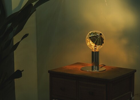 LED lamp MOVE ME umbrella hõbe, 5.5W, E27, 2700K