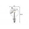 LED lamp MOVE ME umbrella hõbe, 5.5W, E27, 2700K