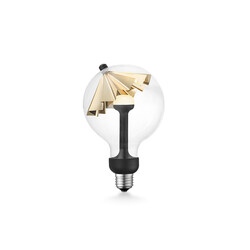 LED lamp MOVE ME umbrella kuldne, 5.5W, E27, 2700K