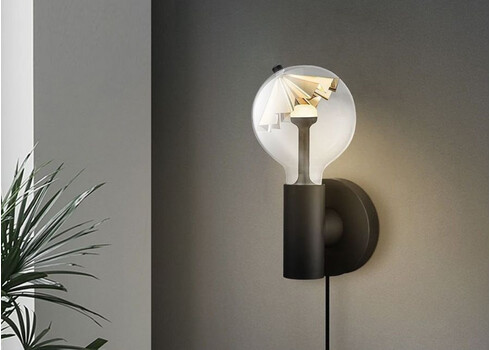 LED lamp MOVE ME umbrella kuldne, 5.5W, E27, 2700K