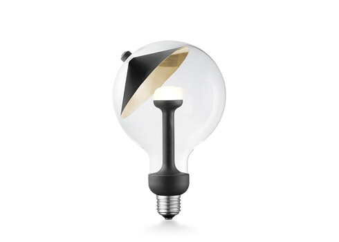 LED lamp MOVE ME cone must / kuldne, 3W, E27, 2700K