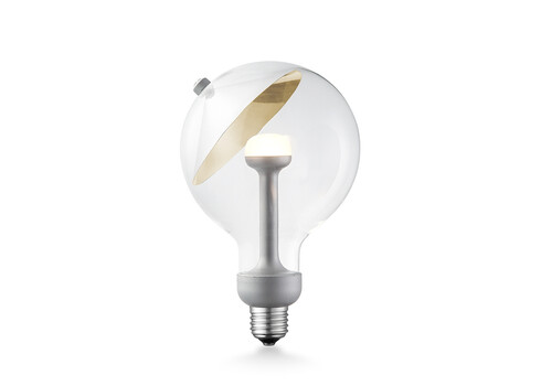LED lamp MOVE ME cone hõbe / kuld, 5,5W, E27, 2700K