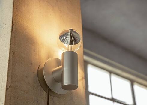 LED lamp MOVE ME cone hõbe, 5,5W, E27, 2700K