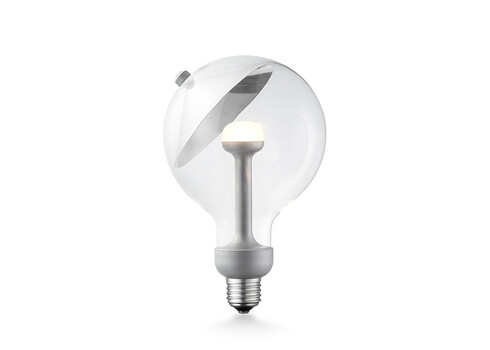 LED lamp MOVE ME cone hõbe, 5,5W, E27, 2700K