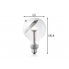 LED lamp MOVE ME cone hõbe, 5,5W, E27, 2700K