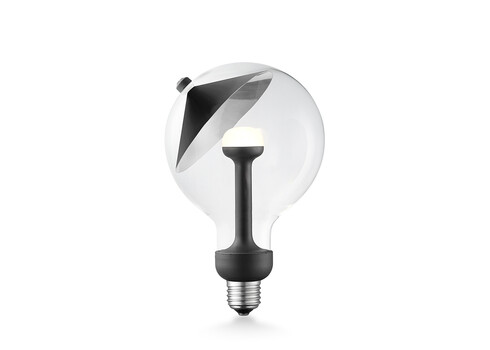 LED lamp MOVE ME cone must / hõbe, 5,5W, E27, 2700K
