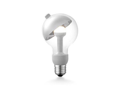 LED lamp MOVE ME sphere hõbe, 3W, E27, 2700K