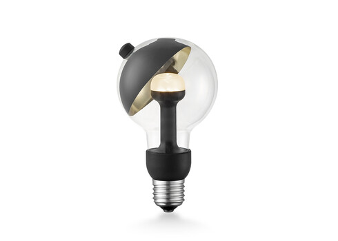 LED lamp MOVE ME sphere must / kuldne, 3W, E27, 2700K